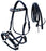 Horse Western Leather Beaded Bitless Sidepull Bridle Reins 77RS22