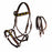 Horse Western Leather Beaded Bitless Sidepull Bridle Reins Sun Flower 77RS24