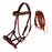 Horse Western Leather Beaded Bitless Sidepull Bridle Reins Sun Flower 77RS24