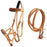 Horse Western English Leather Bitless Sidepull Bridle w/ Split Reins 77RS26