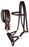 Challenger USA Horse Western Leather Tack Bitless Sidepull Bridle Rein BRN 77RT03BR-C