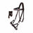 Horse Western  Leather Tack  Bitless Sidepull Bridle w/ Reins Brown 77RT11BR-F