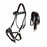 Horse Western Leather Bitless Sidepull Beaded Bridle Reins 77RT23