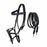 Horse Western Leather Bitless Sidepull Beaded Bridle Reins 77RT24