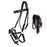 Horse Western Leather Bitless Sidepull Beaded Bridle Reins 77RT24