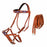 Horse Western Leather Bitless Sidepull Beaded Bridle Reins 77RT24