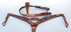 Horse Saddle Tack Rodeo Bridle Western Leather Headstall Breast Collar 78115B