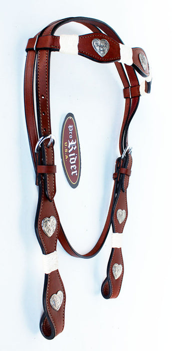 Horse Saddle Tack Bridle Western Leather Headstall  78139HB