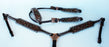 Equine Horse Saddle Tack Bridle Western Leather Headstall Breast Collar 78170A
