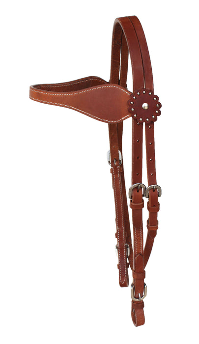 Horse Leather Saddle Tack Headstall Bridle 78AD06HS