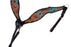 Horse Western  Dreamcatcher Sunflower Tooled Headstall Bridle & Breast Collar Set 78FK14B