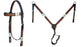 Horse Western Tooled Leather Browband Headstall Breast Collar Bridle 78FK25B