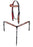 Horse Western Leather Tooled Headstall Bridle Breast Collar Tack Set 78HRBrowbandSet
