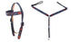 Horse Western Leather Tooled Headstall Bridle Breast Collar Tack Set 78HRBrowbandSet