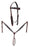 Horse Western Leather Tooled Headstall Bridle Breast Collar Tack Set 78HRBrowbandSet
