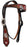 Horse Western Floral Tooled Browband Bridle & Breast Collar Tack 78HR47B