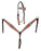 Horse Western Leather Tooled Headstall Bridle Breast Collar Tack Set 78HRBrowbandSet