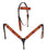 Horse Western Leather Tooled Headstall Bridle Breast Collar Tack Set 78HRBrowbandSet