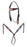 Horse Western Leather Tooled Headstall Bridle Breast Collar Tack Set 78HRBrowbandSet