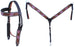 Horse Horse Western Tack Floral Headstall Bridle & Breast Collar Tack Set 78HR68B