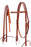 Horse Western Full-Grain Oiled Leather Studded Bridle with Split Reins 78J01