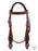 Latigo Leather Western Bridle with Roller  Adjustable Horse Headstall  78JBridle
