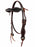 Latigo Leather Western Bridle with Roller  Adjustable Horse Headstall  78JBridle