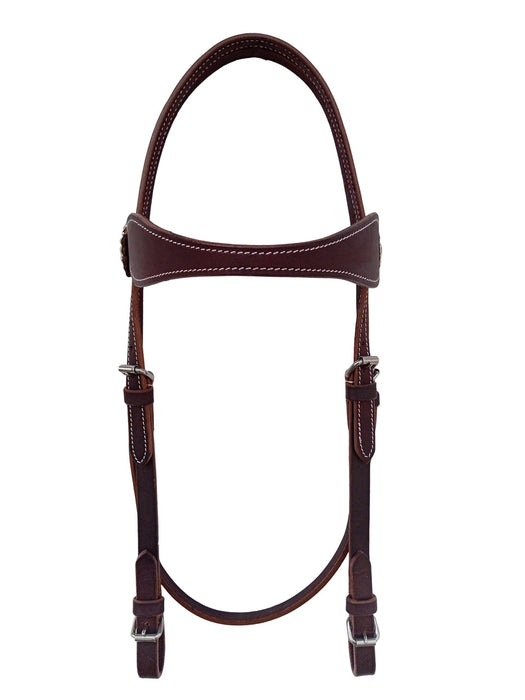 Latigo Leather Western Bridle with Roller  Adjustable Horse Headstall  78JBridle