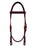 Latigo Leather Western Bridle with Roller  Adjustable Horse Headstall  78JBridle