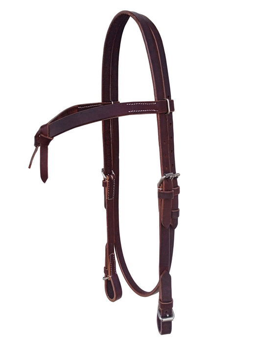 Latigo Leather Western Bridle with Roller  Adjustable Horse Headstall  78JBridle