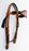 Horse Show Bridle Western Leather Headstall  7927