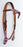 Horse Show Bridle Western Leather Headstall  7943HB