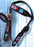 Horse Show Bridle Western Leather Headstall Barrel Rodeo Tack Carved  7987HB