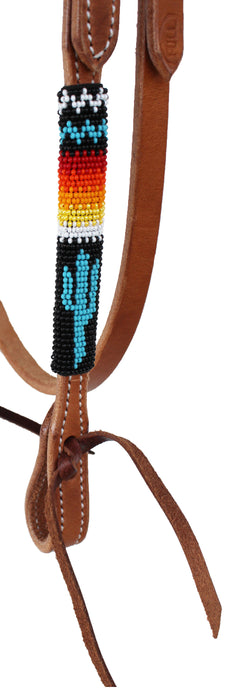 Horse Show Bridle Western Leather Headstall  79RT09HB