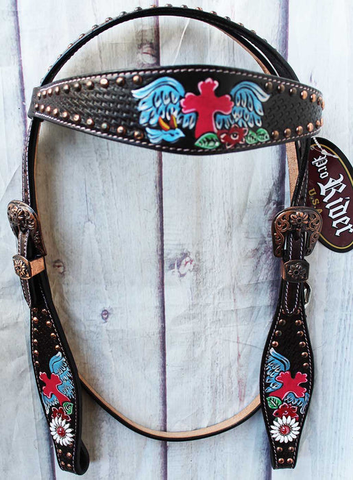 Horse Tack Bridle Western Leather Headstall  80196HB