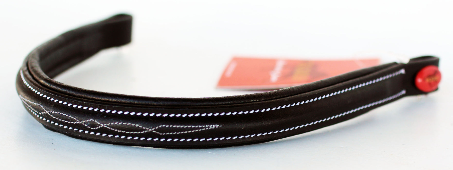 Horse English Padded Leather Show Bridle   Browband Fancy Stitch 803435