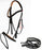 Horse English Padded Leather  Jumping Adjustable Bridle Full 803461F