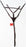 Horse English Padded Leather Raised Stitching Breastplate Pony Size 803931P