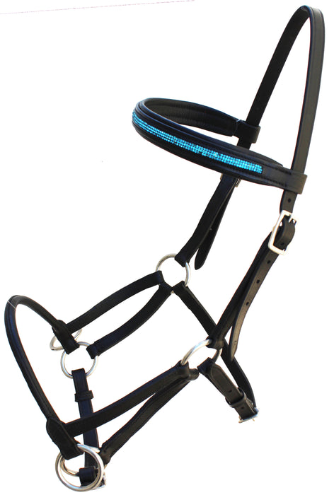 English Horse Black Leather All-Purpose Trail Bridle Reins 803AXBK