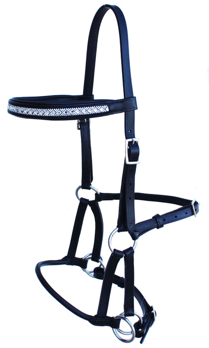 English Horse Black Leather All-Purpose Trail Bridle Reins 803AXBK