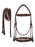 English All-Purpose Trail Leather Padded Bridle w/ Reins 803AX11