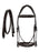 English All-Purpose Trail Leather Padded Bridle w/ Reins 803AX12