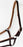Horse English Padded Leather  PONY Western  Show Halter Tan 803H209P