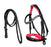 English All-Purpose Pleasure Padded Leather Bridle Reins 803HI02