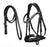 Cob English All-Purpose Pleasure Black Padded Leather Bridle Reins 803HI04BK-C