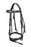 Horse English Dressage Fancy Stitch  Leather Flash Bridle 803MIB02
