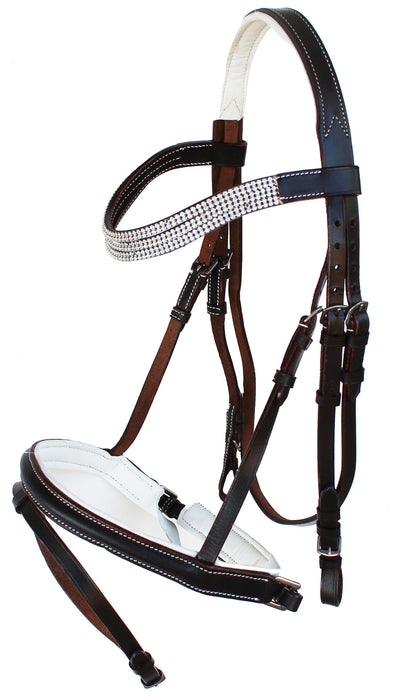 English All-Purpose Black Leather English Bridle Reins FULL 803RT01