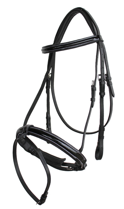 Horse English Brown All-Purpose Trail Leather Bridle Reins 805EB06