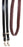 Horse Western 8' Black Leather Rubber Grip Contest Barrel Reins Black 805LR14