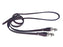 Brown Leather Draw Reins 3/8" x 9' – Heavy Duty English Training Reins with Swivel Snap Ends | Convertible Split or Single Rein with Nickel Plated Hardware | 805LR35BR-9